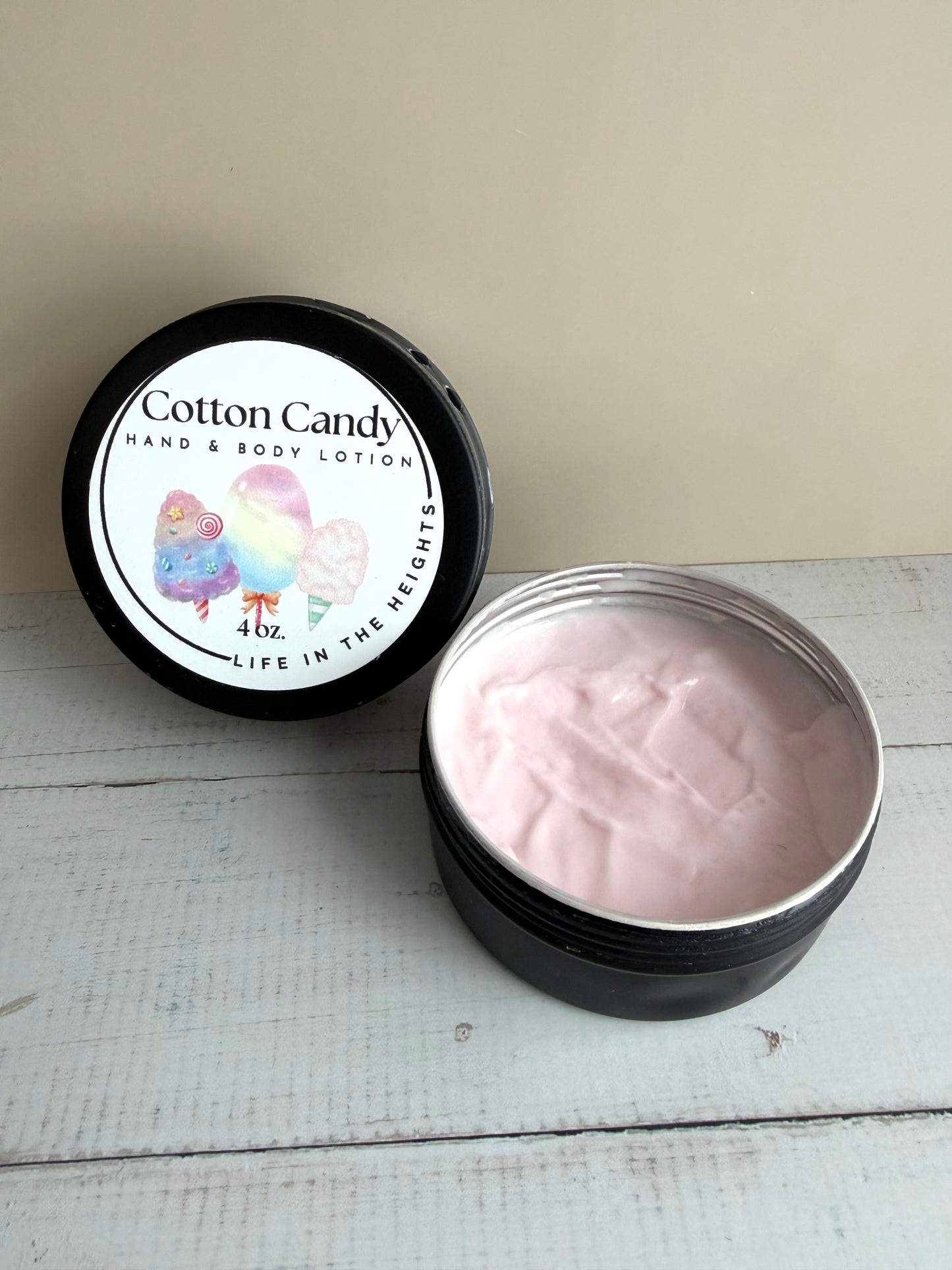 Handmade Hand & Body Lotion - Body Butter - 4 oz. tin, Creamy, Silky Moisturizing Lotion