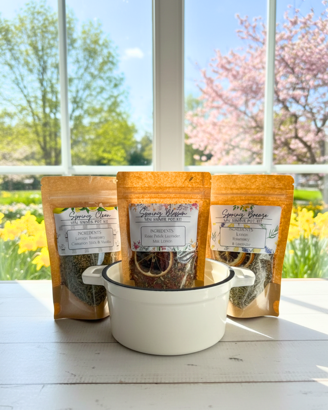 Spring Mini Simmer Pot Set - Set of 3 Mini Kits (variety pack)