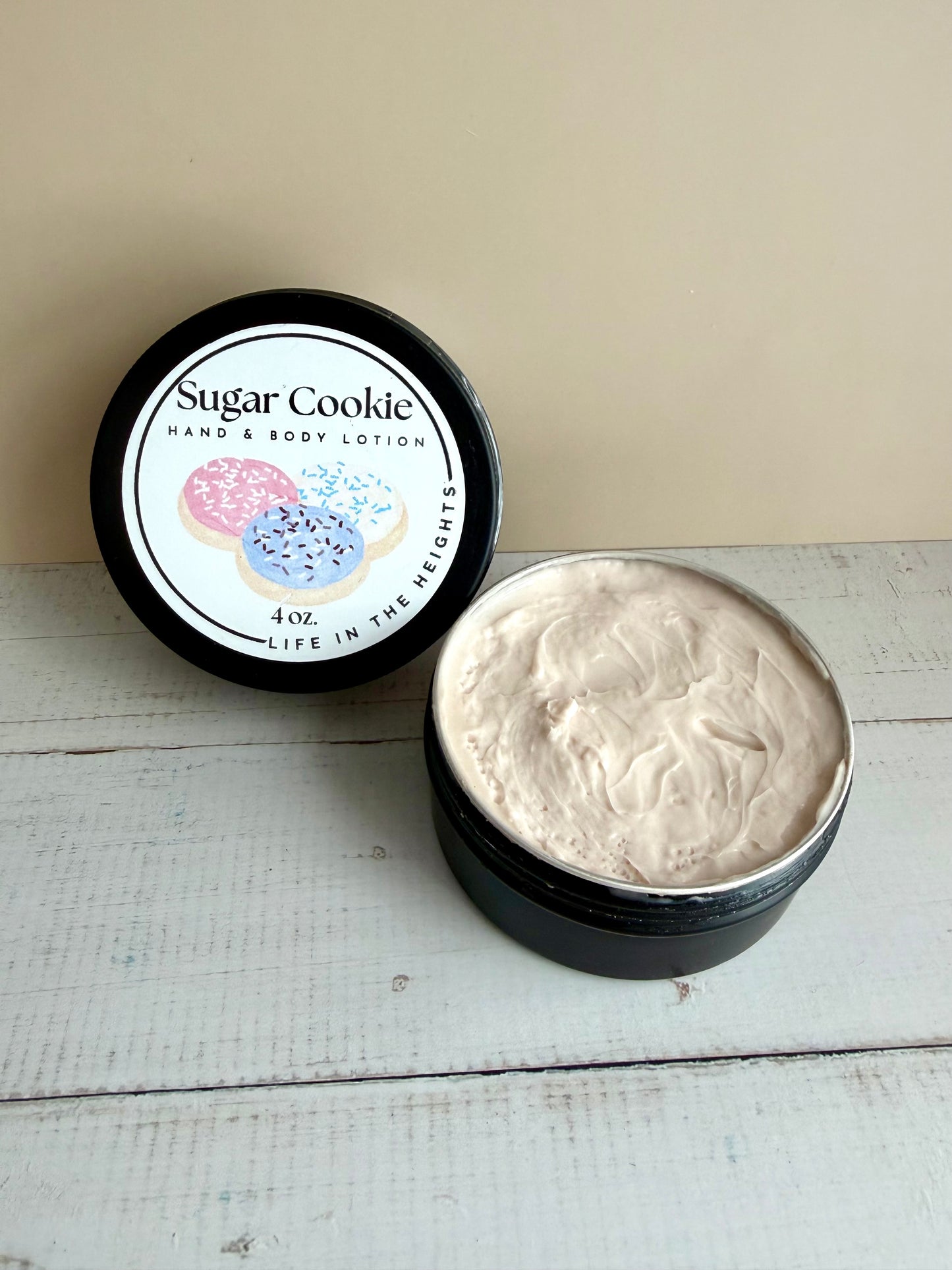 Handmade Hand & Body Lotion - Body Butter - 4 oz. tin, Creamy, Silky Moisturizing Lotion