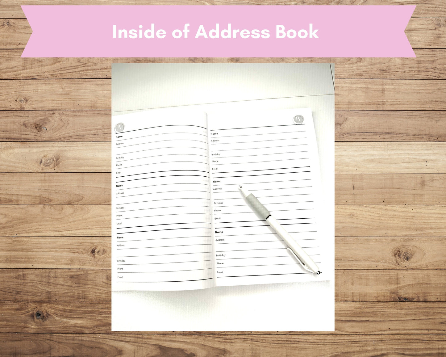 Address Book- 6" x 9"