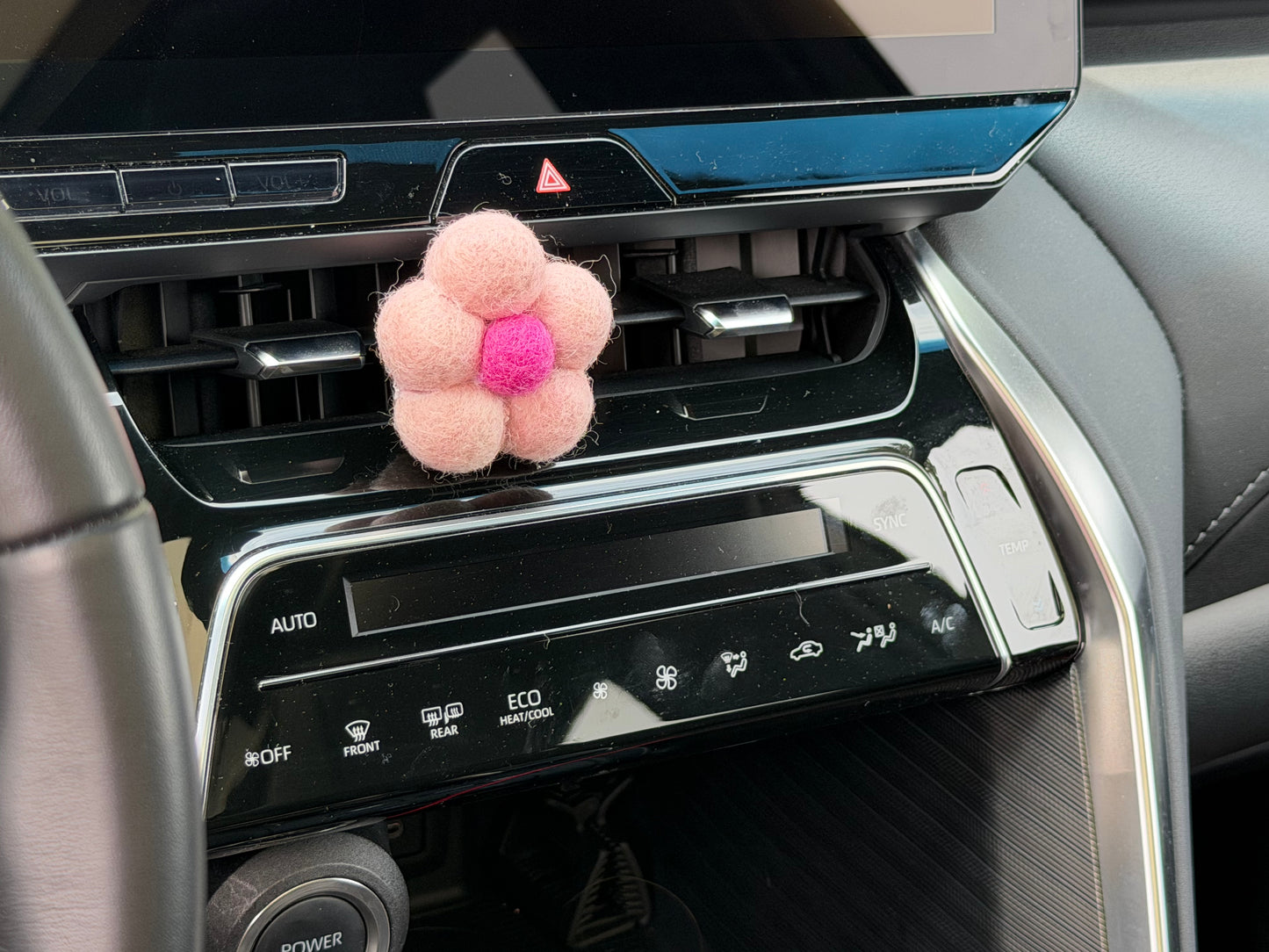 Felt Flower Car Freshener - Vent Clip Air Freshener