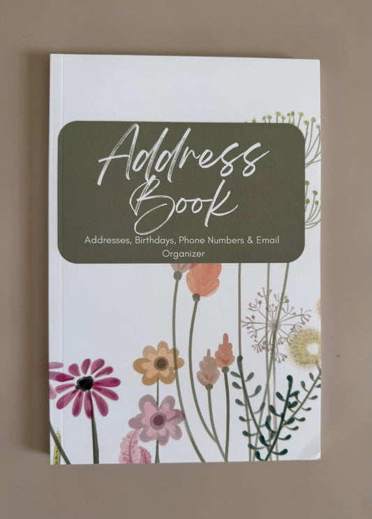 Address Book- 6" x 9"