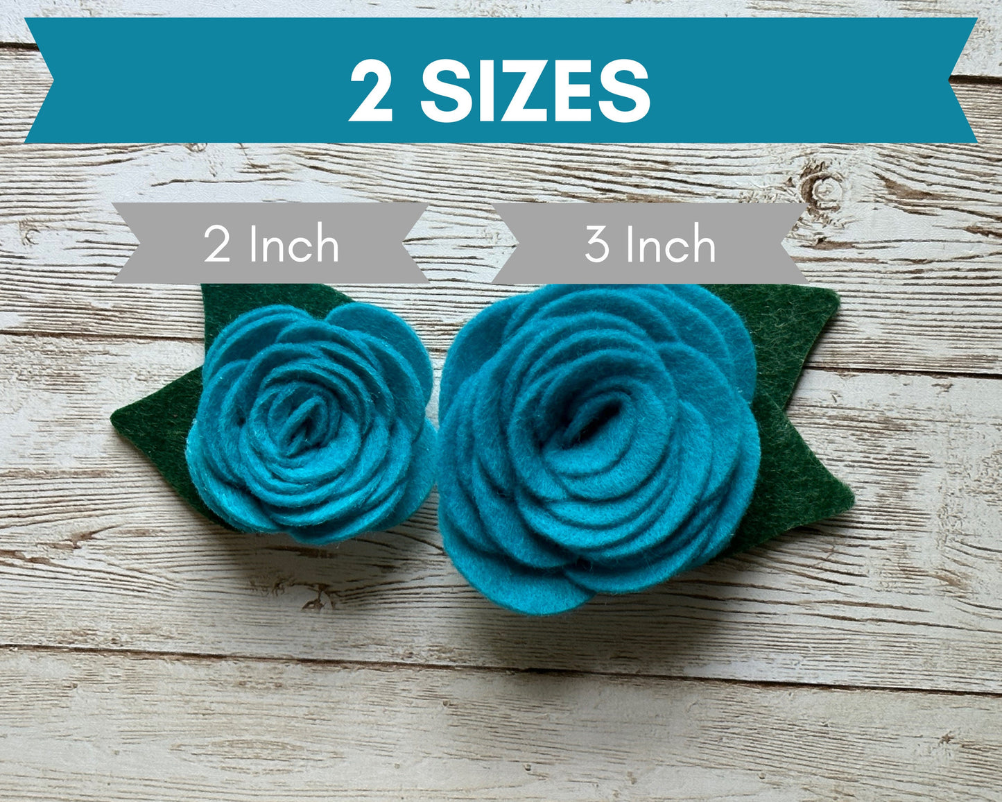 Felt Flower Accessory- 2" or 3”