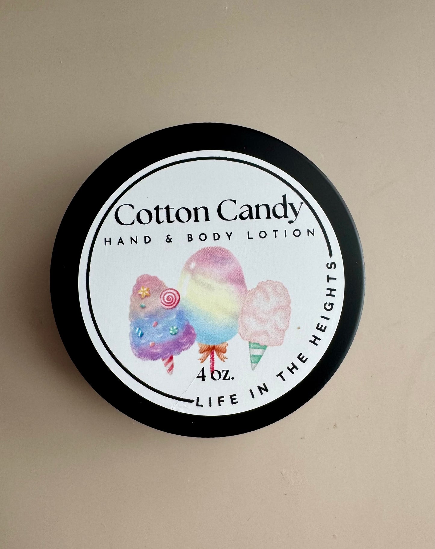Handmade Hand & Body Lotion - Body Butter - 4 oz. tin, Creamy, Silky Moisturizing Lotion