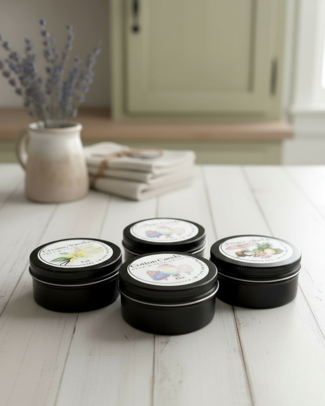 Handmade Hand & Body Lotion - Body Butter - 4 oz. tin, Creamy, Silky Moisturizing Lotion