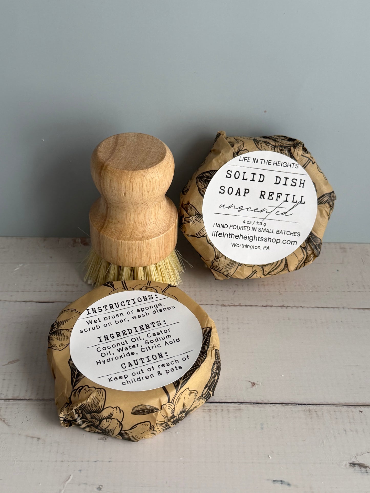 Solid Bar Dish Soap – Farmhouse Kitchen Soap, handmade & natural