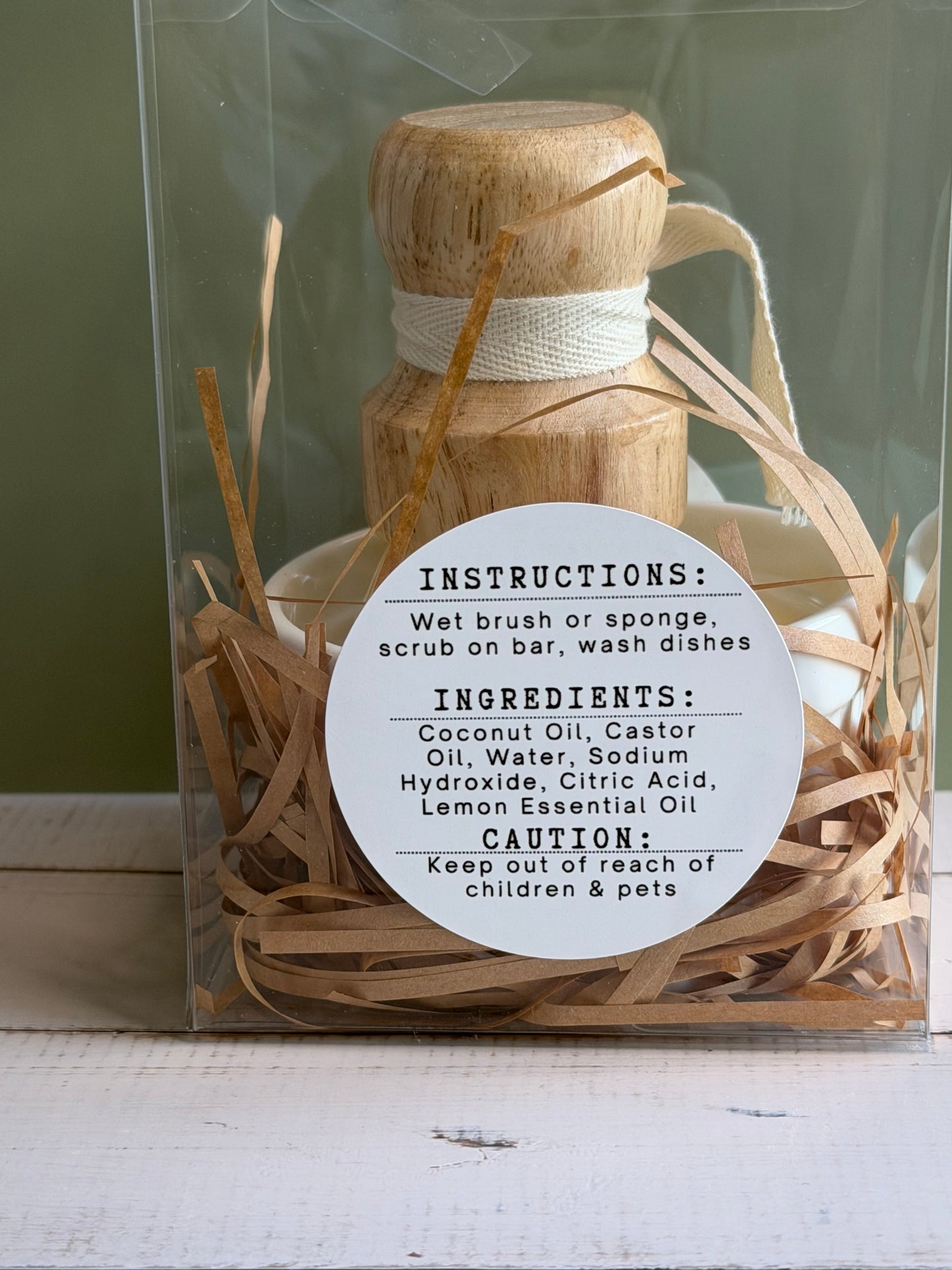 Solid Bar Dish Soap – Farmhouse Kitchen Soap, handmade & natural