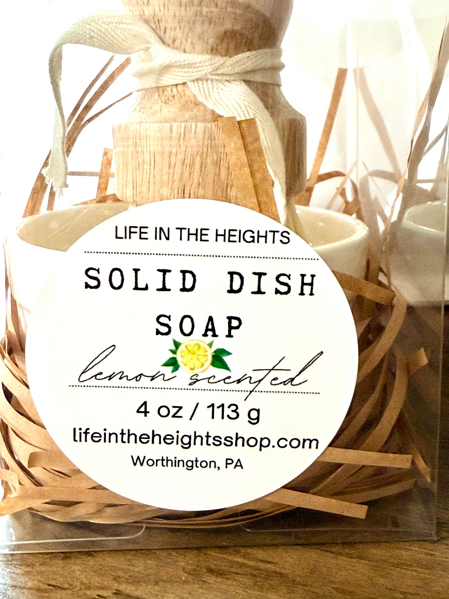 Solid Bar Dish Soap – Farmhouse Kitchen Soap, handmade & natural
