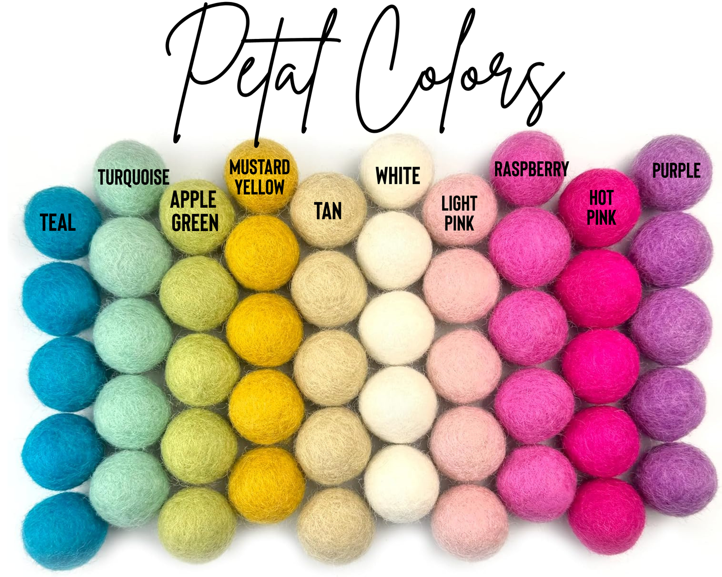 Felt Flower Car Freshener - Vent Clip Air Freshener