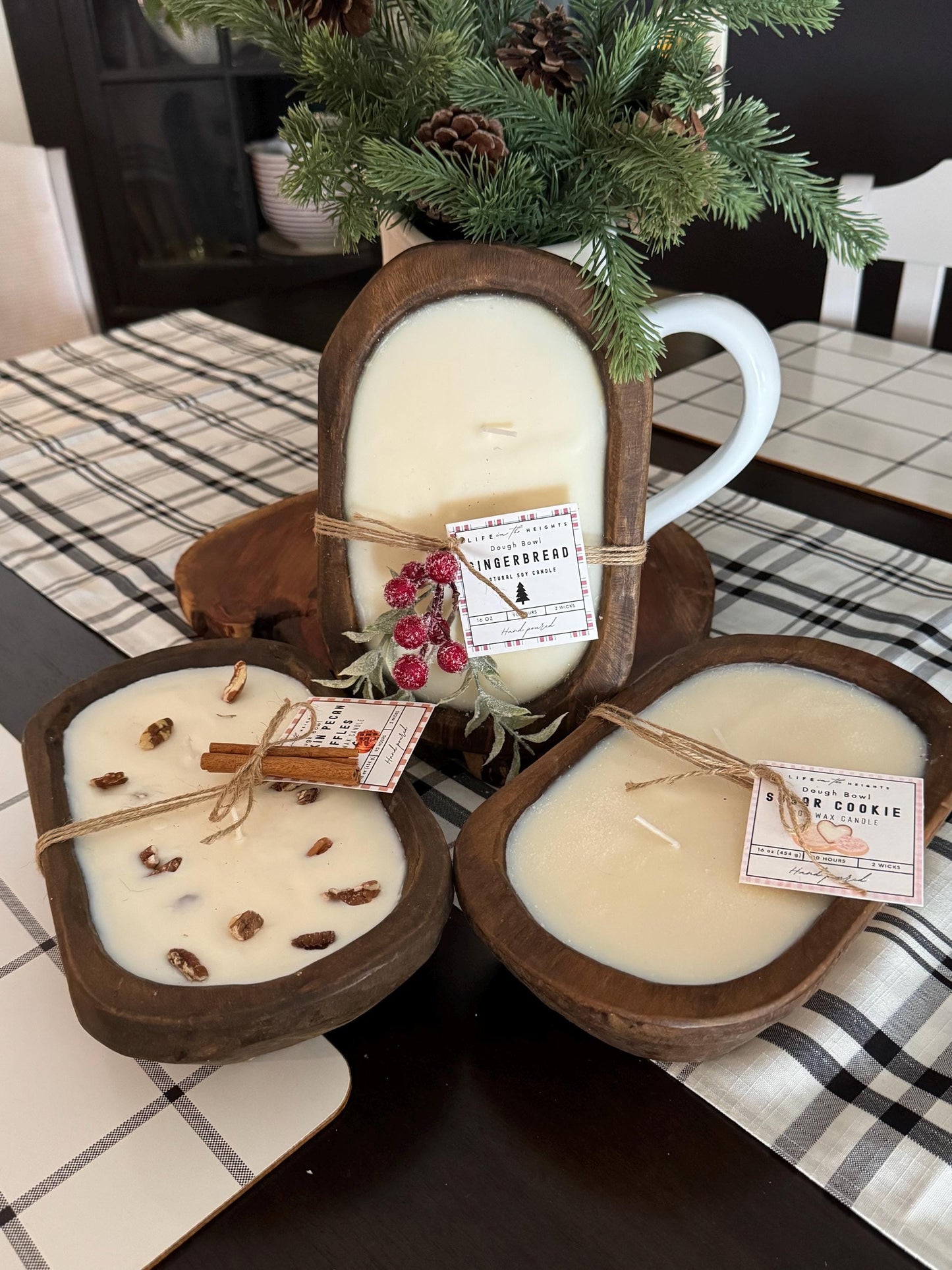 16 oz. Hand Poured Dough Bowl Candles